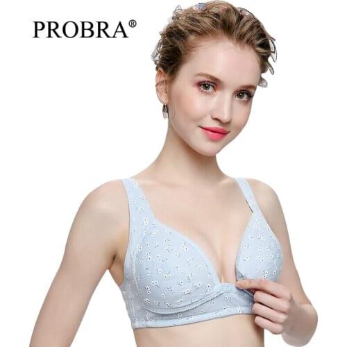 Breastfeeding Bras Pregnancy Maternity Underwear Nursing Gravida Breast Sleep for Feeding Clothes Prevent Sagging New Embroidery