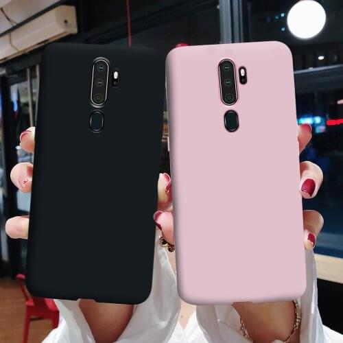 For OPPO A5 A9 2020 Case Cover Shockproof Soft Silicone Matte Coque Phone Cases For OPPOA9 OPPOA5 OPPO A 5 A 9 A9 A5 2020 Case