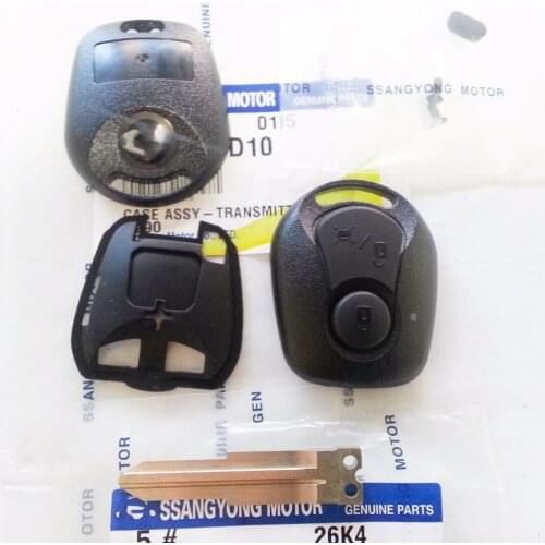 Key case remote control case Key Plate & Case For Ssangyong Actyon (Sports) Kyron Rxton 06-10 OEM #8717A08D10 7105109100