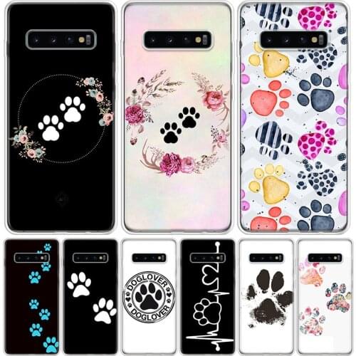 Hot best friends Dog paw Phone Case For Samsung Galaxy A50 A70 A30S A51 A71 A10 A20E A40 A90 A20S M30S A6 A7 A8 A9 Plus Coque