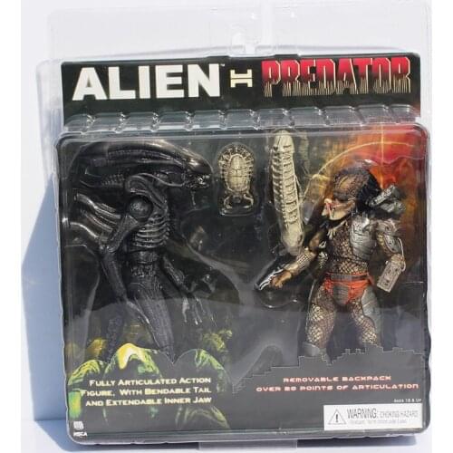 NECA ALIEN VS PREDATOR TRU EXCLUSIVE 2-PACK ACTION FIGURE Toy 20cm FREE SHIPPING