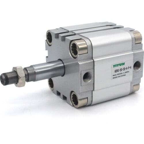 ADVU-50-5/10/15/20/25/30/35/40/45/50-P-A ADVU-50-5/10/15/20/25/30/35/40/45/50-A-P-A YIYUN brand Compact cylinder ADVU series