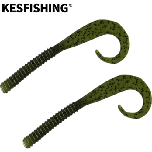 KESFISHING Fishing Lure Soft Silicone Baits DEAD RINGER 6pcs 125mm 9g Leurre Isca Artificial Smell Spoon Crankbait