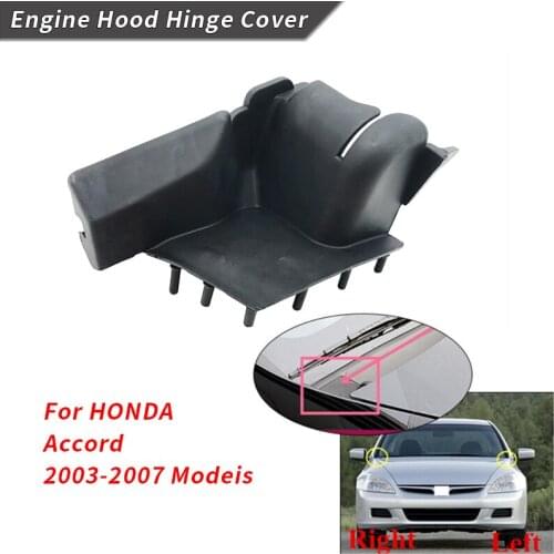 Auto Engine Hood Hinge Cover For HONDA ACCORD 2003 2004 2005 2006 2007 CM4 CM5 CM6 74222-SDA-A00 74212-SDA-A00