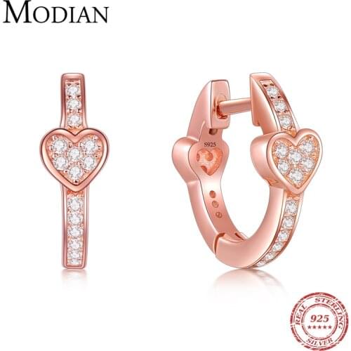 Modian Women's Silver Earrings