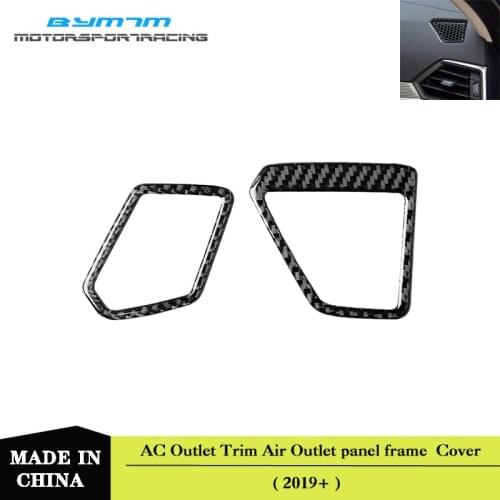 Real Carbon fiber AC Outlet Trim Air Outlet panel frame Stickers Cover For BMW 3 Series G20 G28 320LI 325d 330