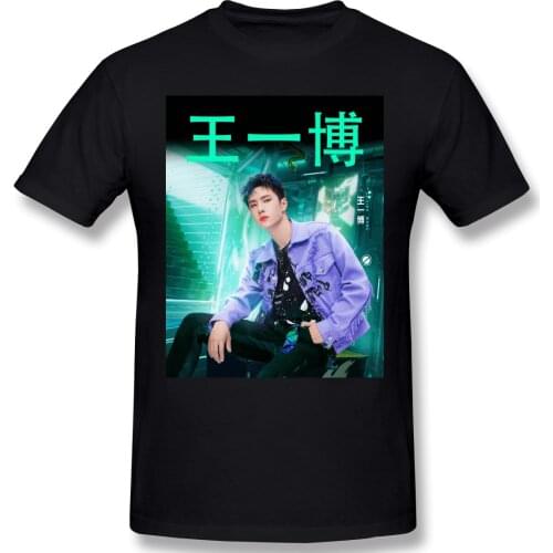 The Untamed Wang Yibo SDC3 Essential Novelty Mens Basic Short Sleeve T-Shirt The Untamed Tees Tops European Size