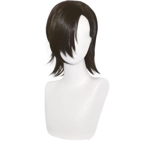 Anime Jujutsu Kaisen Yoshino Junpei Cosplay Wigs Black Short Heat Resistant Synthetic Hair Wig Pelucas