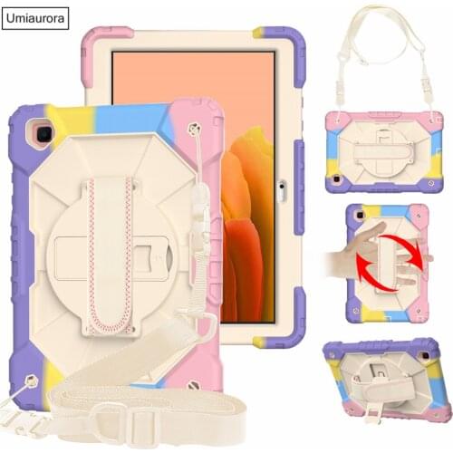 Shockproof Case For Samsung Galaxy Tab A7 Lite SM-T220 SM-T225 Rotary Stand Cover Kids Protective Case for Tab A7 10.4 SM-T505