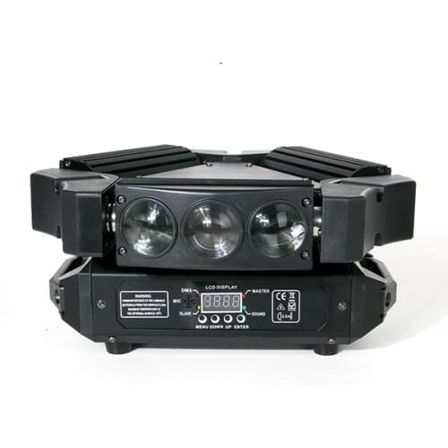 High Quality LED 9*10W RGBW 4in1 9 Eyes Spider Light Moving Head Light DMX512 Control For Disco Party Wedding Pub LED Spider