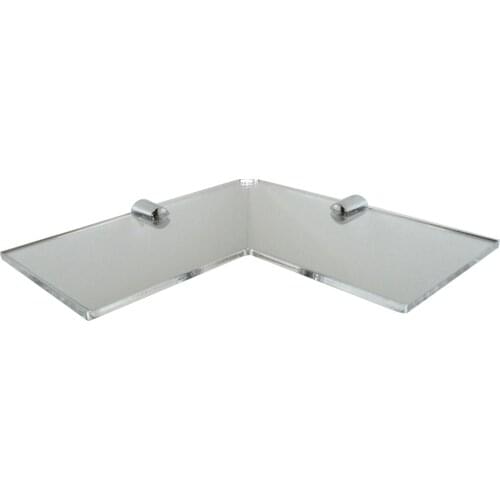 Corner Wall Shelves, Acrylic Safety Corner Floating Shelves for Bedroom, Living Room, Bathroom, Kitchen, 220mm
