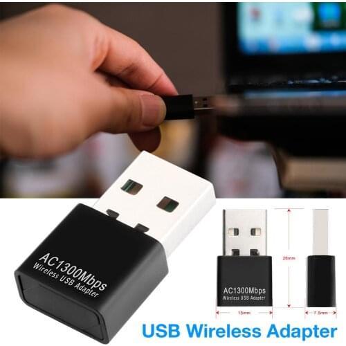 USB WiFi Bluetooth Adapter 600Mbps Dual Band 2.4/5.8Ghz Wireless External Receiver Mini WiFi Dongle For PC Laptop Desktop
