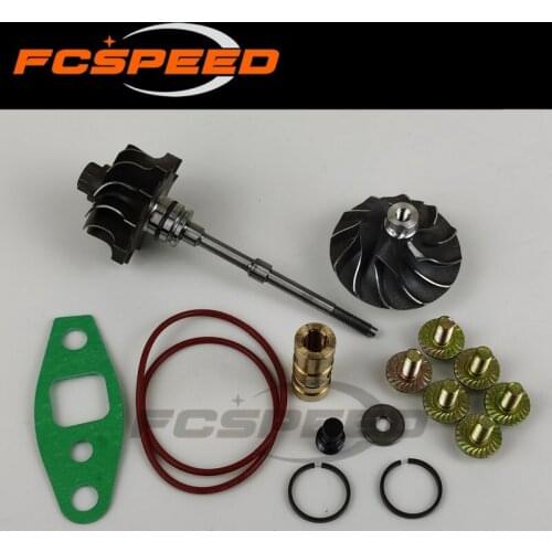Turbocharger shaft and wheel + repair kit GT1238 724961 724808 712290 for Smart 0.6 MC01 1H 55HP 44Kw M160R5 2001