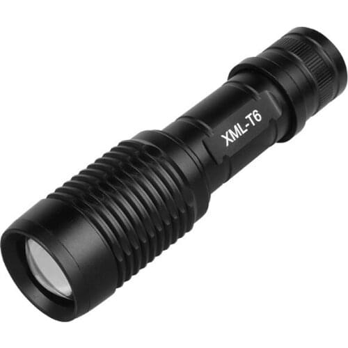 Strong light XML-T6 telescopic zoom rechargeable flashlight LED long-range waterproof flashlight