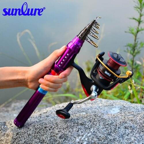 1.5M-3.6M 1PC High Carbon Telescopic Fishing Rod 7/9/10/11/13 Section Metal Handle Sea Fishing Rod Fishing Tackle With Line Set