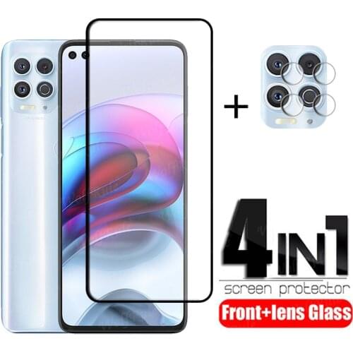 4-in-1 For Motoroal Moto Edge S Glass For Moto Edge S Tempered Glass Full Cover Screen Protector For Moto Edge S G100 Lens Glass