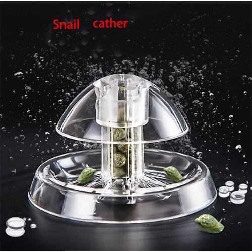 6/8 Cm Aquarium Fish Plant Tank Plastic Clear Snail Trap Catches Plants Planar Pest Catch Box Leech Environment Clean Tool New