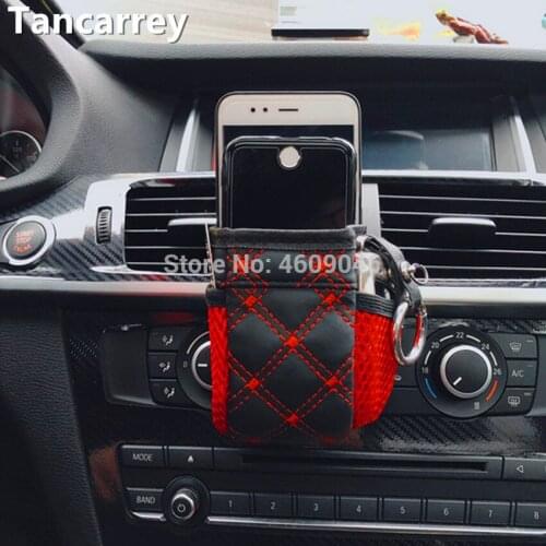 Car Mobile Phone Holder Bag Accessories for renault laguna 2 chevrolet cruze jeep grand cherokee mercedes w203 audi a6 golf 6