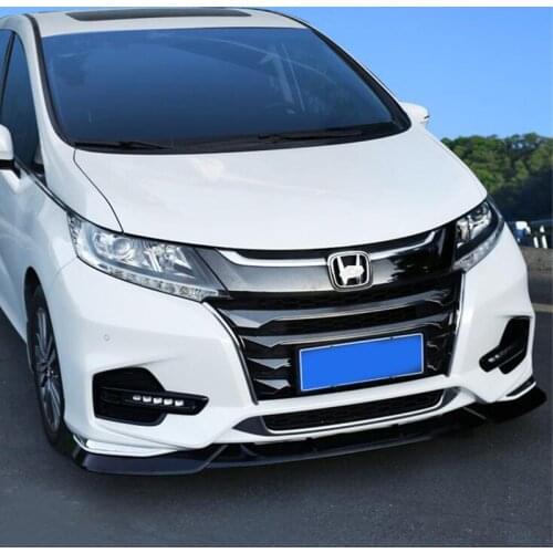 CEYUSOT FOR 3PCS Honda Odyssey Front Bumper Car Spoiler Anti - Collision Accessories PU Material Separator Trim Body Kit 2019
