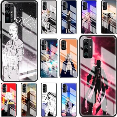 Tokyo Revengers Japan Tempered Glass Phone Case For Honor 20 Pro 8X 10 Lite 9X 30 Pro Plus Fundas Back Cover Bag Housing