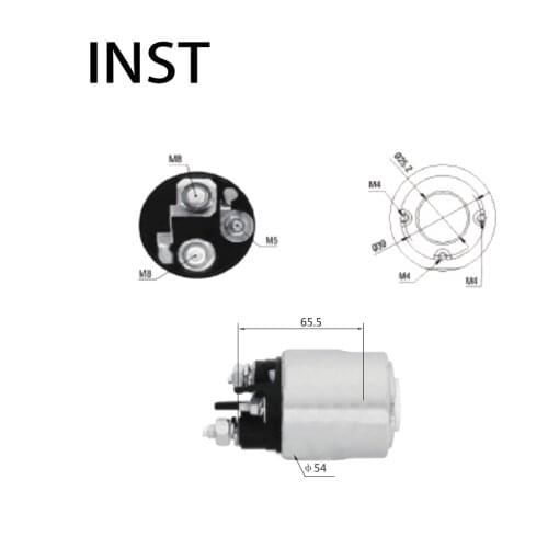 ELECTROMAGNETIC SWTICH SOLENOID FOR 12V 2.5KW 594348 2494 594348 594731 CED5120 281500Q010 940113050570 AME0570