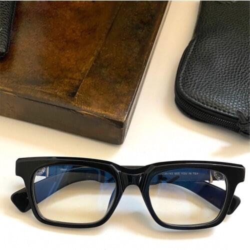 Classic Thick Plate Retro Punk Style See Uou In Tea Mens And Womens Fashion Cool Glasses