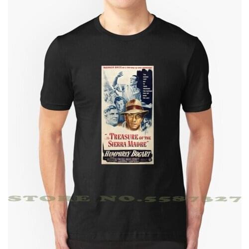 The Treasure Of The Sierra Madre Fashion Vintage Tshirt T Shirts Humphrey Bogart John Huston Walter Huston Classic Movie
