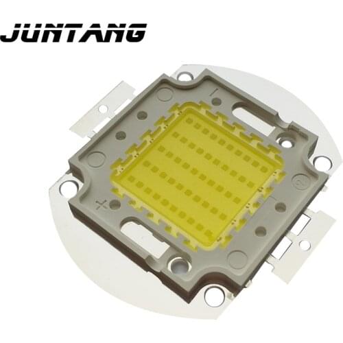 High power led genuine USA Bridgelux chips lamp beads 50W COB led 35 / 45MIL chip gold wire copper bracket led lamp beads