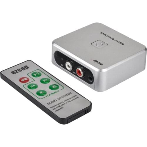 Music Digitizer Converter Audio capture card , Convert Analog Music to USB Flash disk/ SD Card /MP3 player, No pc Required