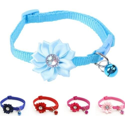 Pet collar, Pet Supplies,Pet Accessories,Bell Puppy Collar,Dog Leash,Adjustable Buckle,Charm Necklace Collar,Animal Accessories