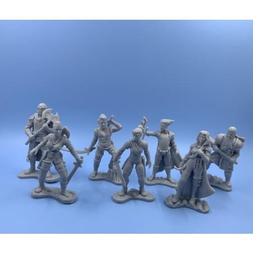 Pvc figure model toy table game warchess Cooolminniornnot board game 7pcs/set