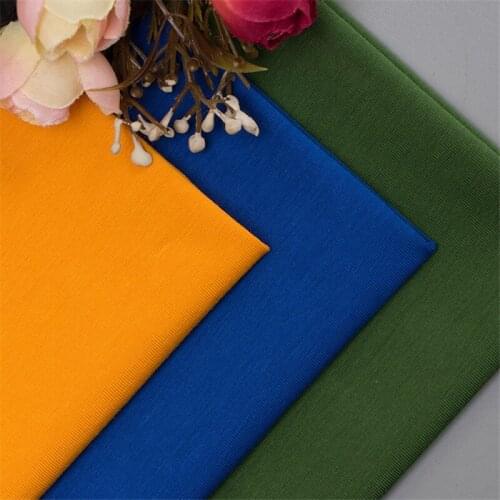 Japan Tokyo cotton Milan cotton single jersey cotton bottoming T-shirt casual wear knitted fabric 95% cotton 5% spandex 170gsm