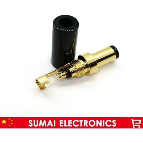 TaiWan Top Quality Gold Plating 2.5 x 5.5mm DC Power Male Plug Connector,2.5mm DC Jack Plug,Large Current 9.5mm