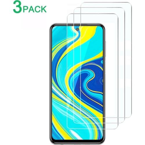 3PCS Glass for Xiaomi redmi note 9s 8t 8 7 6 9c pro max 9a 8a screen protector on xiomi red mi note8 pro note9s Protective glass