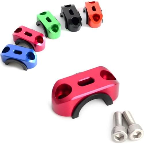 NICECNC Brake Master Cylinder Clamp Handlebar Bar Clamp Cover For Honda CRF150F CRF150R CRF250R CRF450R CR 80 85 125 250 500