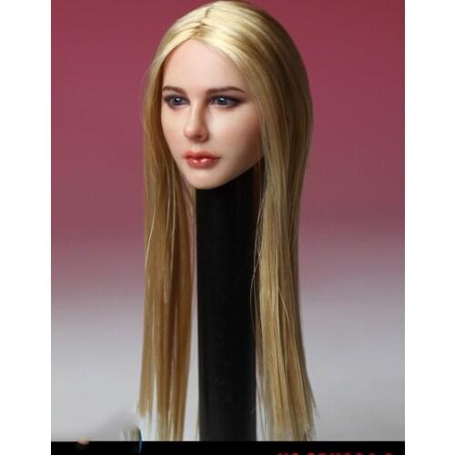 1:6 Scale European Womens Girl Head Avril Head Sculpt Models For 12 Inches Figures Bodies Dolls