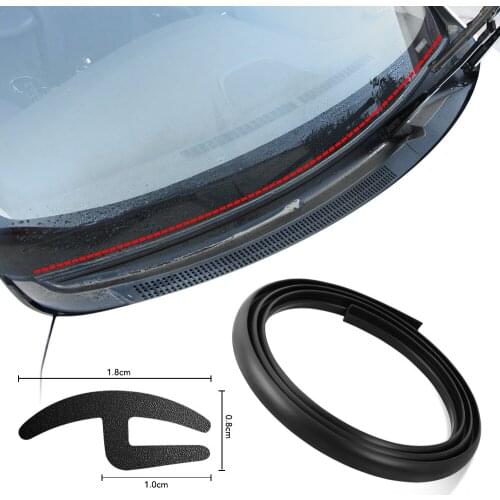 1.7m Car Wiper Front Windshield Panel Moulding Seal Strip for Lada gaz Chery Geely Renault KIA FIAT 500 for toyota bmw Suzuki