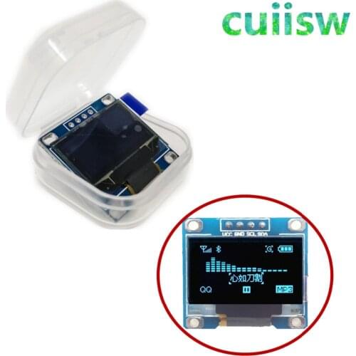 1PCS/Lot 4pin New 128X64 OLED Bule LCD LED Display Module 0.96" I2C IIC Communicate