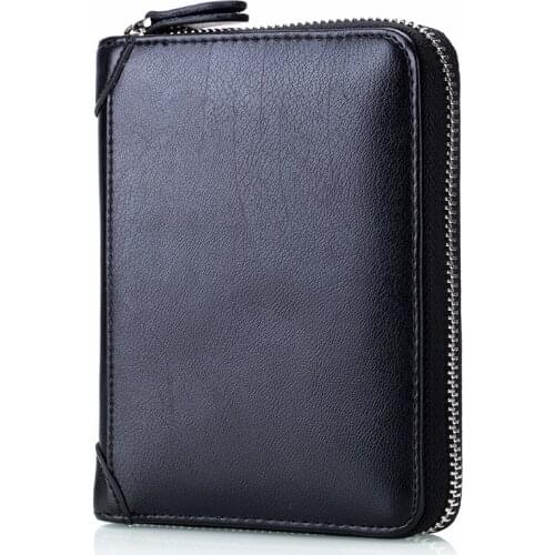 8PCS / LOT RFID Blocking Wallet Credit Card Holder Bifold Short Clutch Coin Purse Ladies Small ID Card Case Pack Women Men