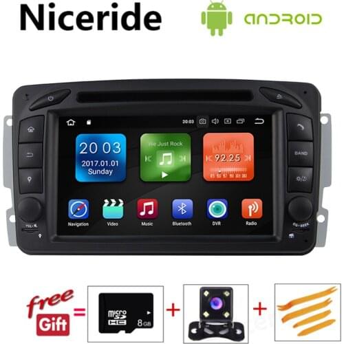 Android 9.0 2 din CAR DVD GPS Multimedia Radio For Mercedes Benz W209 W203 W168 M ML W163 W463 Viano W639 Vito Vaneo BT Wifi