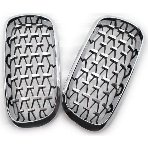 Car Chrome Diamond Meteor Style Front Grille Fit for BMW X5 F15 2014-2016 2015