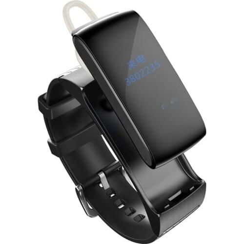 Business and Sports Bluetooth Smart Bracelet Watch Hot DF22 HiFi Sound Headset Digital Wrist Calories Pedometer For IOS Android