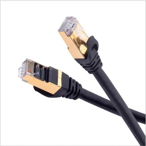 Cat710G Network Cable SSTP Double-Shielded Multi-Strand Network Jumper Oxygen-Free Copper 10 Gigabit For Various Network Types