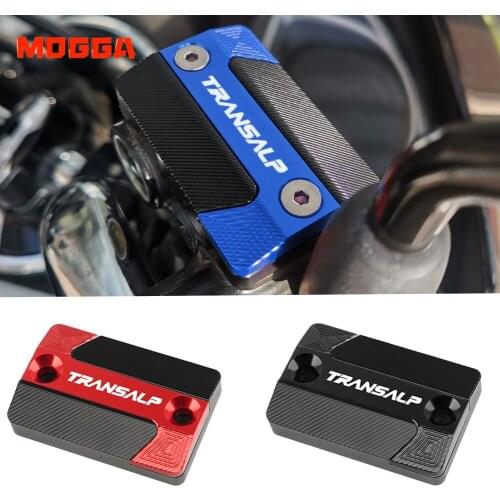For HONDA TRANSALP700 TRANSALP 600 650 700 XLV Hot Deals Motorcycle CNC High quality Front Brake Fluid Reservoir Cap Cover