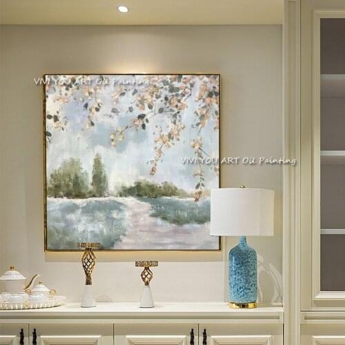 Aestheticism scenery Vistas of sylvan charm modern impression painting high quality handmade abstract oil painting on canvas