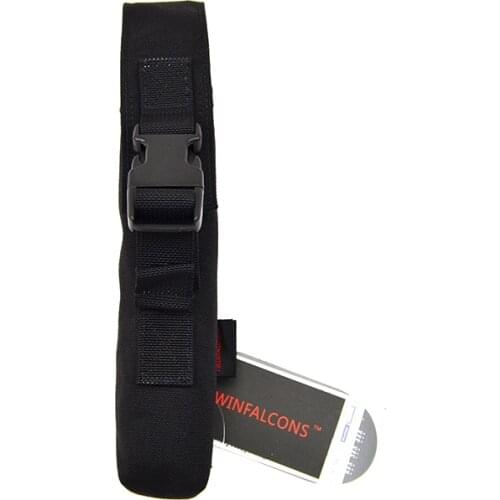 TwinFalcons Tactical Pop Flare Pouch Military MOLLE Pouch Knife Flashlight Sheath Airsoft Hunt Camo Bags CQB CQC TW-M012