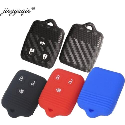 Jingyuqin 30pcs/lot Silicone Car Remote Key FOB Case for Ford F-150 F-250 Mercury Mazda Auto Keyless Cover