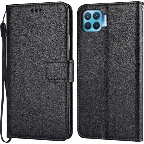 Flip Leather Case for OPPO Reno4 Lite Case Classic Wallet Phone Case for OPPO Reno4 Lite Funda on Reno4 Lite Back Cover