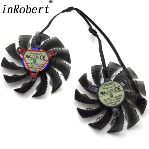 87mm T129215SU PLA09215S12H 4Pin 42mm Cooler Fan For Gigabyte GeForce GTX 960 GTX 950 R9 390 380 Graphics Video Card Cooling Fan