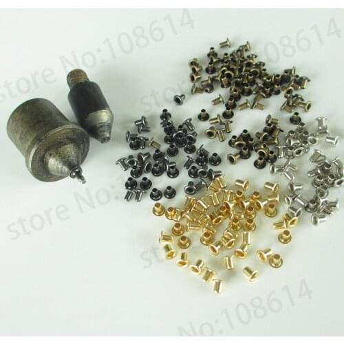 100pcs brass eyelet gold color for shoes Inner diameter 1.5mm 2.0mm 2.5mm 3mm metal eyelets without washers for garment